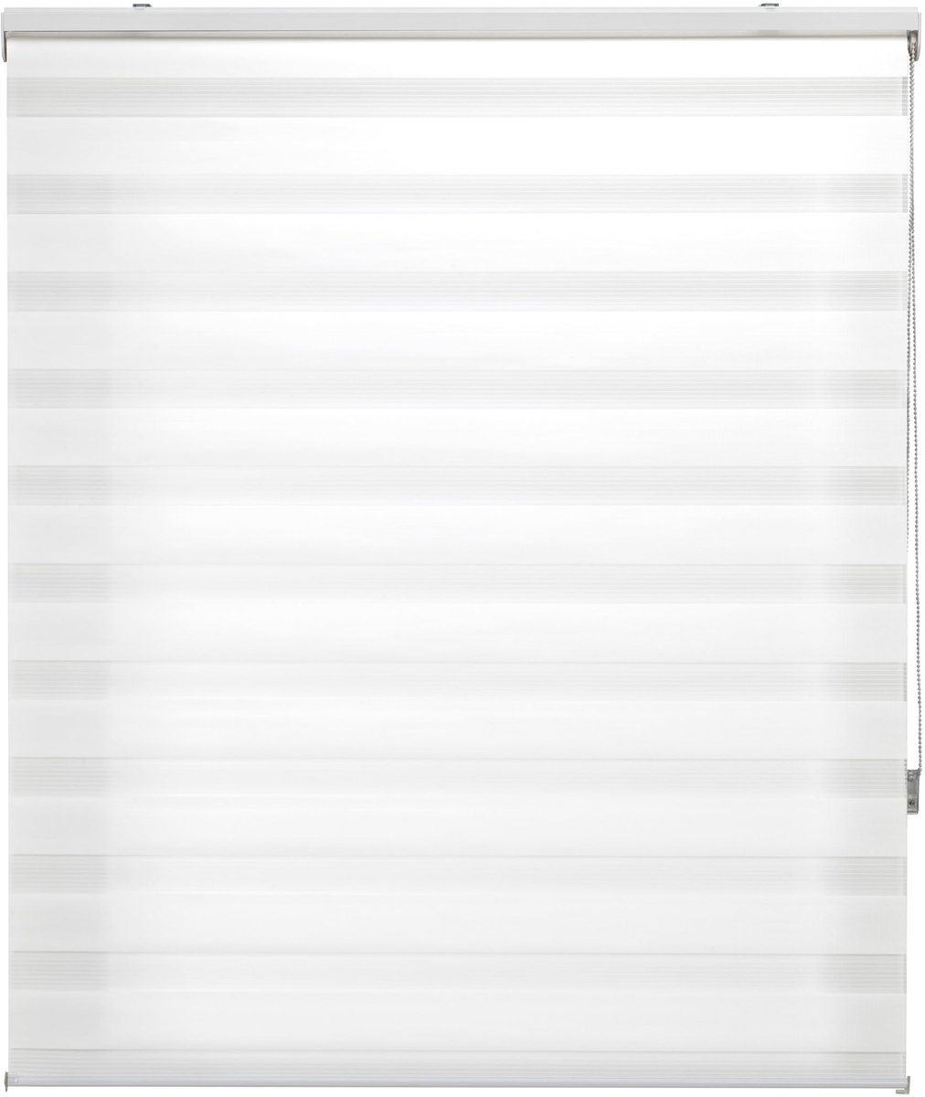 Omgoods - Elegant Roller Blind voor Dag en Nacht 140 x 180 cm - Eenvoudige Installatie, Crème