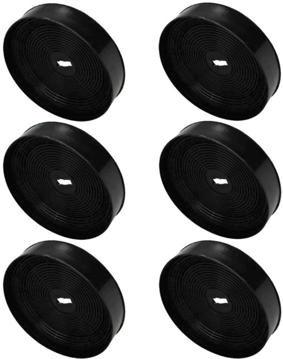 Omgoods - 6 x Actieve Koolstoffilter 170 x 34 mm voor Afzuigkappen
