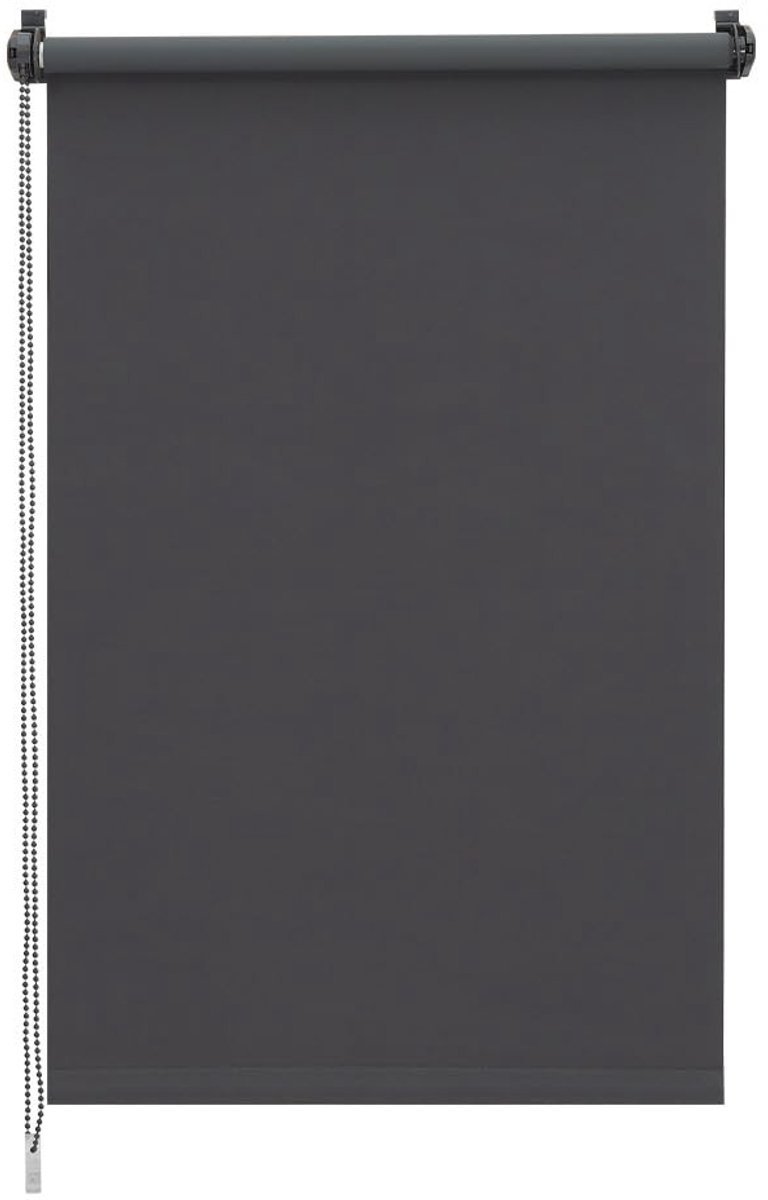 Omgoods - Blackout Rolgordijn - Geen Boren, 90 x 130 cm, Grijs