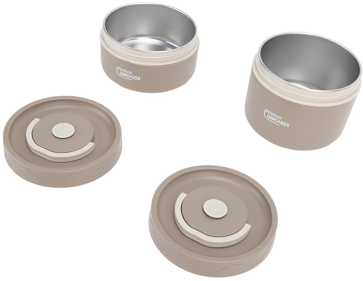 Omgoods - Lunchboxen met Deksel - Stapelbare Voedselcontainers voor Buiten