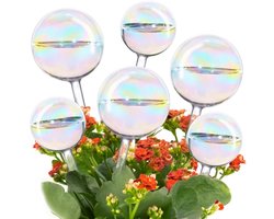 Omgoods - Tomorotec Iriserende Glazen Zelfwatergevende Ballen - 6 Stuks