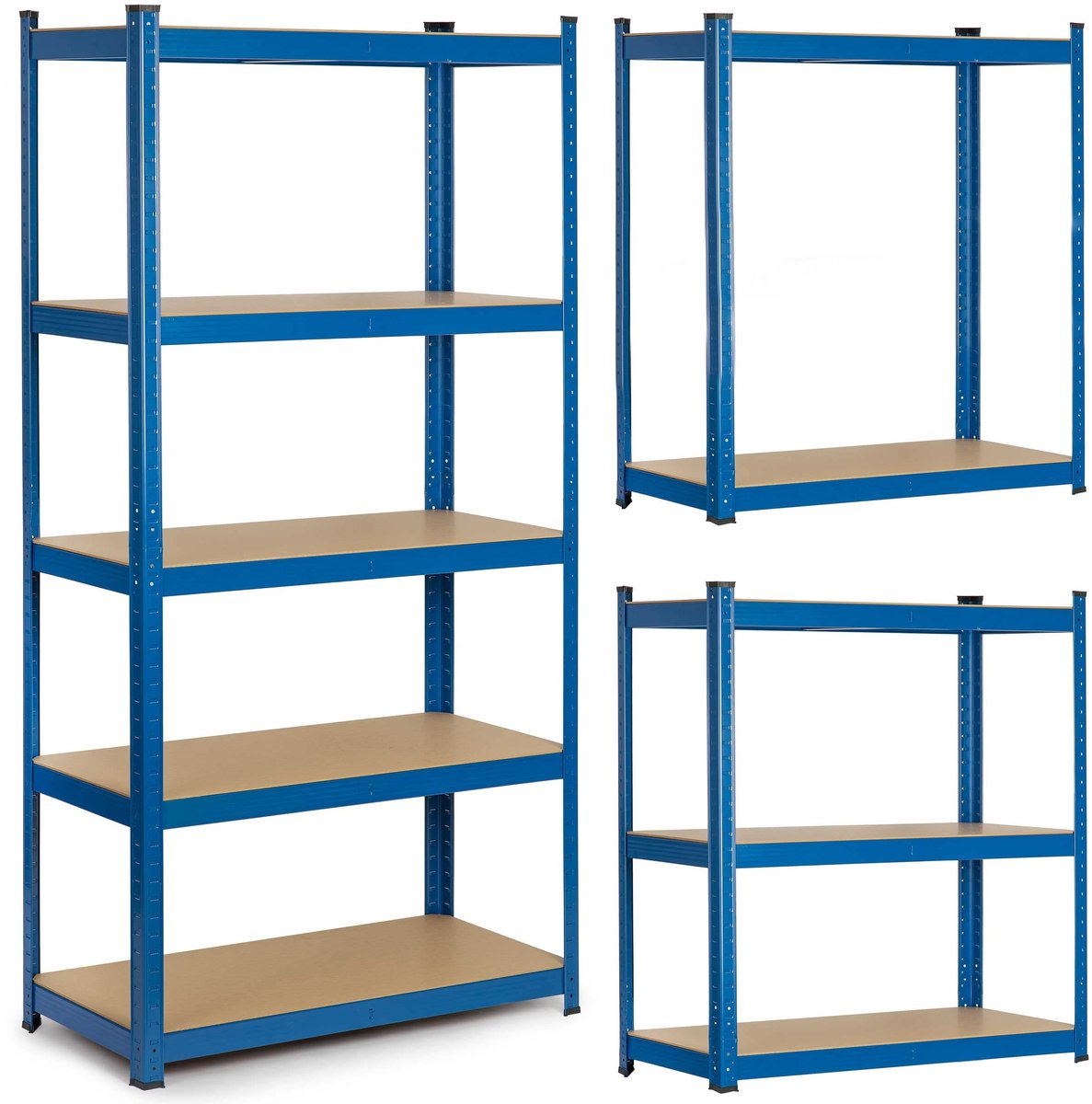 Omgoods - Metalen Opslagrek - Sterk en Ruimtebesparend voor Garage of Magazijn