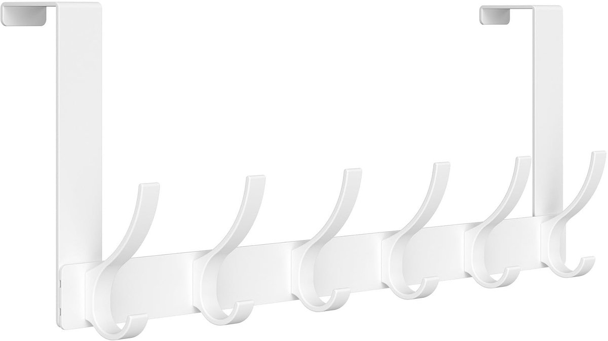 Omgoods - Over Deur Haken met 12 Haken voor Handdoeken en Kleding