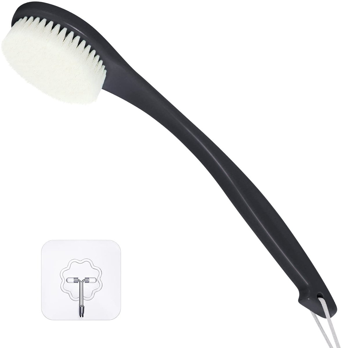 Omgoods - Rugborstel met Lange Handgreep voor Douche - Zachte Borstels