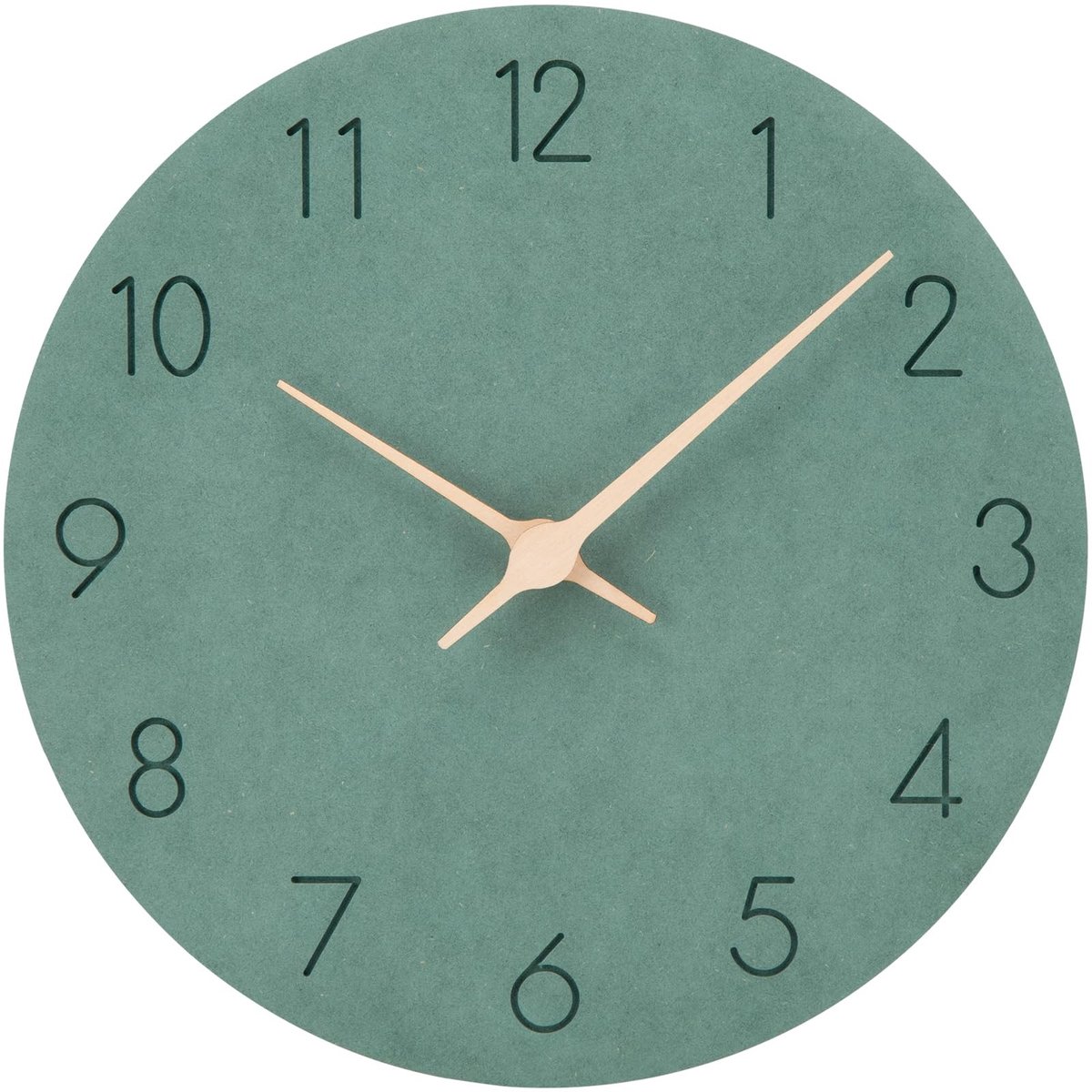 Omgoods - Wandklok Hout 30 cm Stille Klok voor Thuis en Kantoor