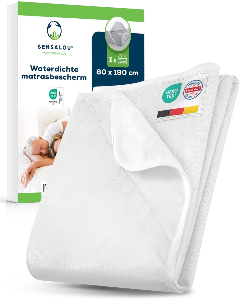 Omgoods - Waterdichte Matrasbeschermer 80x190 cm voor Kinderen - Anti-Allergisch