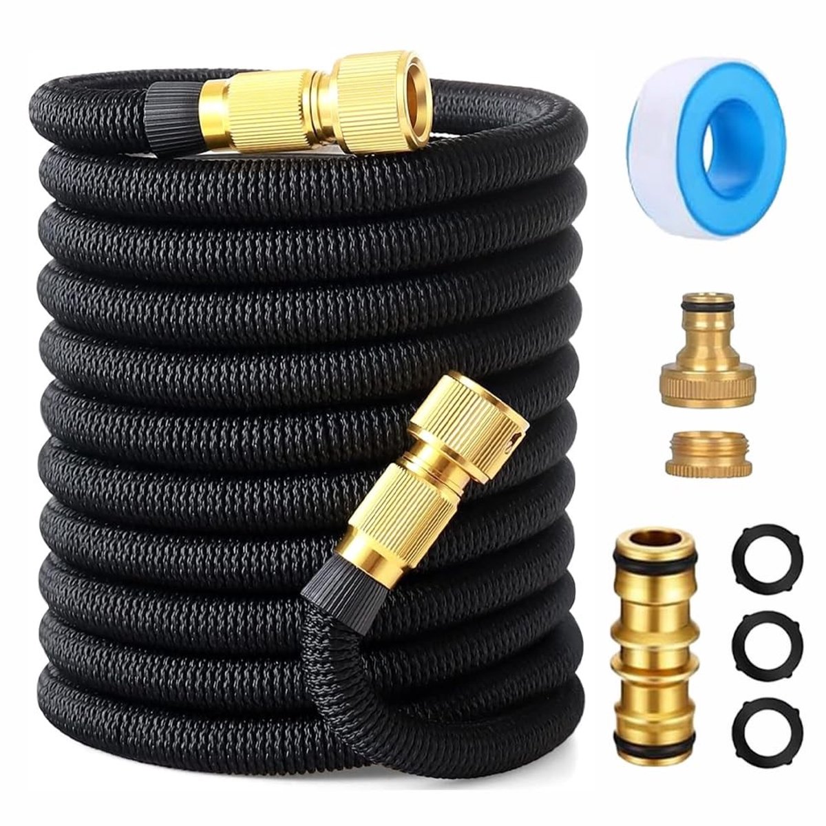 Omgoods - Professionele Tuinslang 15 Meter met Messing Fittingen
