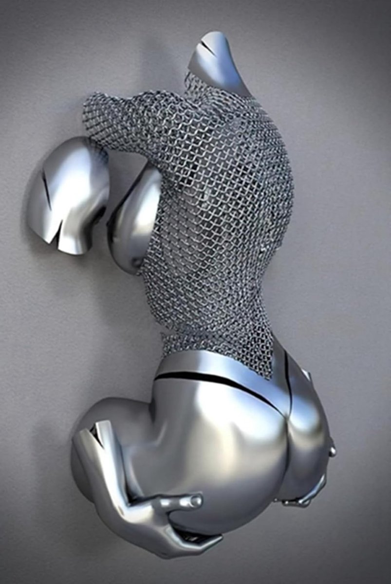 Omgoods - 3D Sculptuur Poster van Romantisch Koppel - Ongeframeerd 50x70 cm