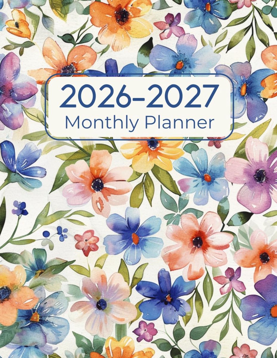 Maandplanner 2026-2027 - 2 Jaar - Met inspirerende citaten - Perfect voor organisatie - ShopVlot