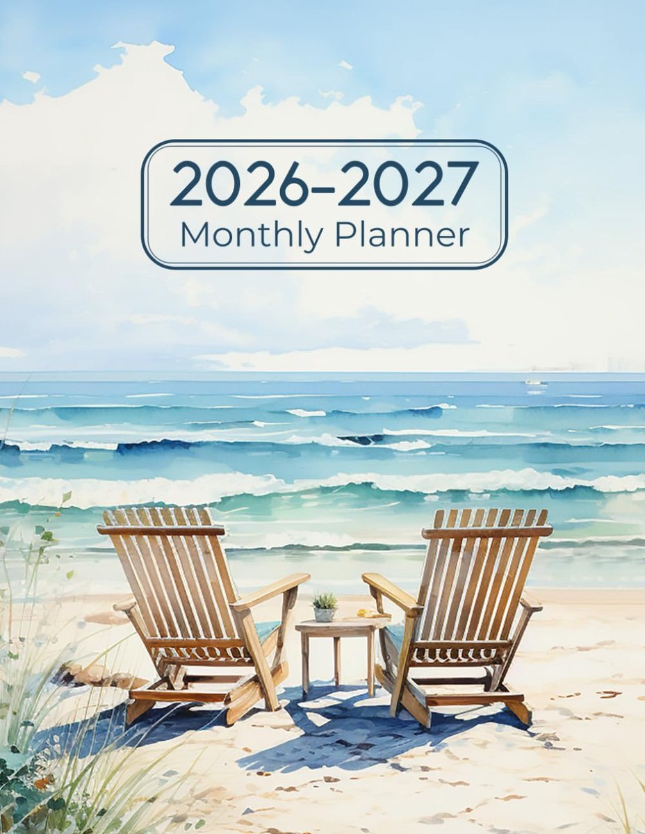 Maandplanner 2026-2027 - 2 Jaar Kalender - Inspirerende Citaten - Perfect voor Organisatie - ShopVlot