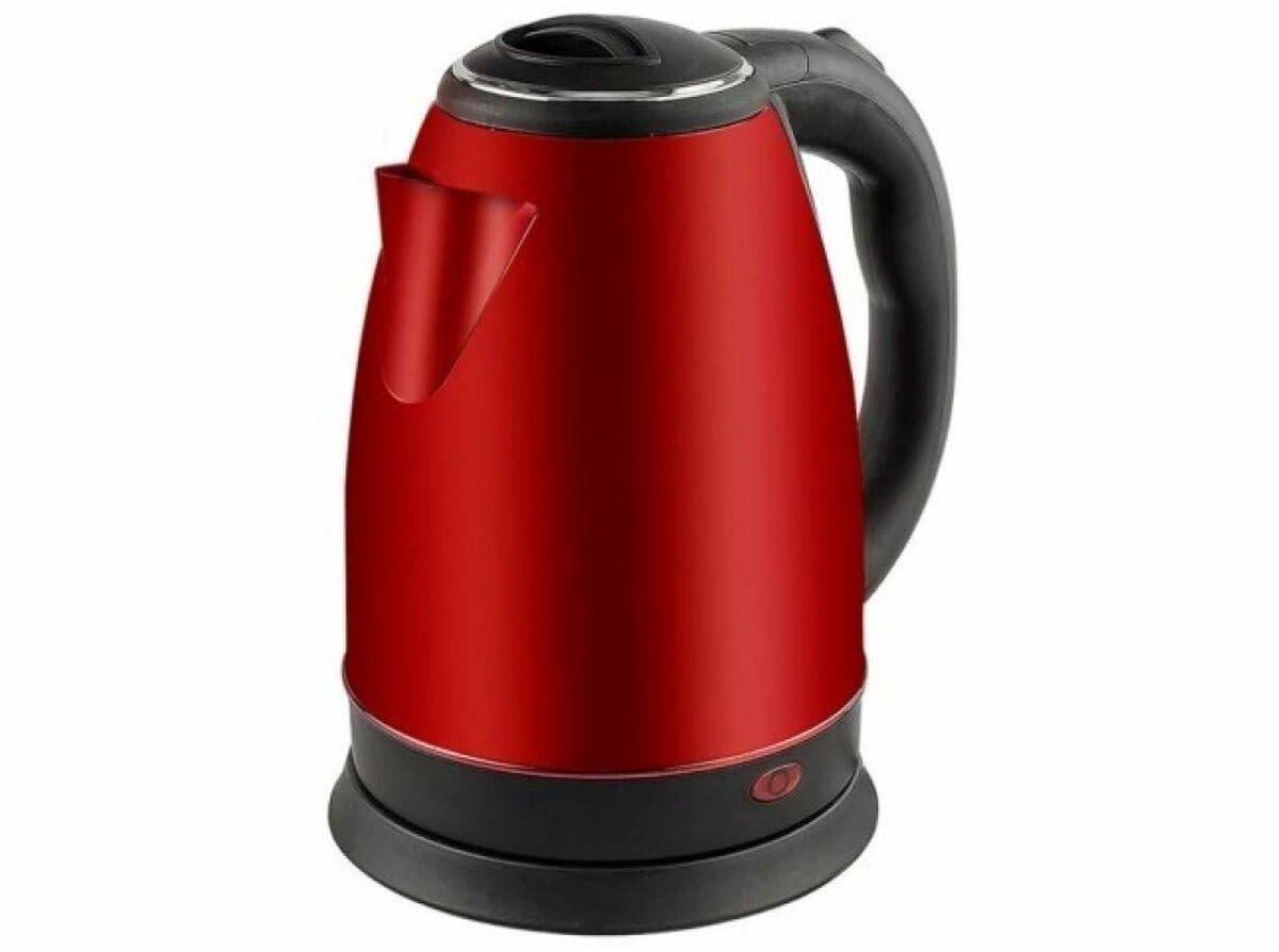 Omgoods - Rood Waterkoker 1500W met 2L Capaciteit
