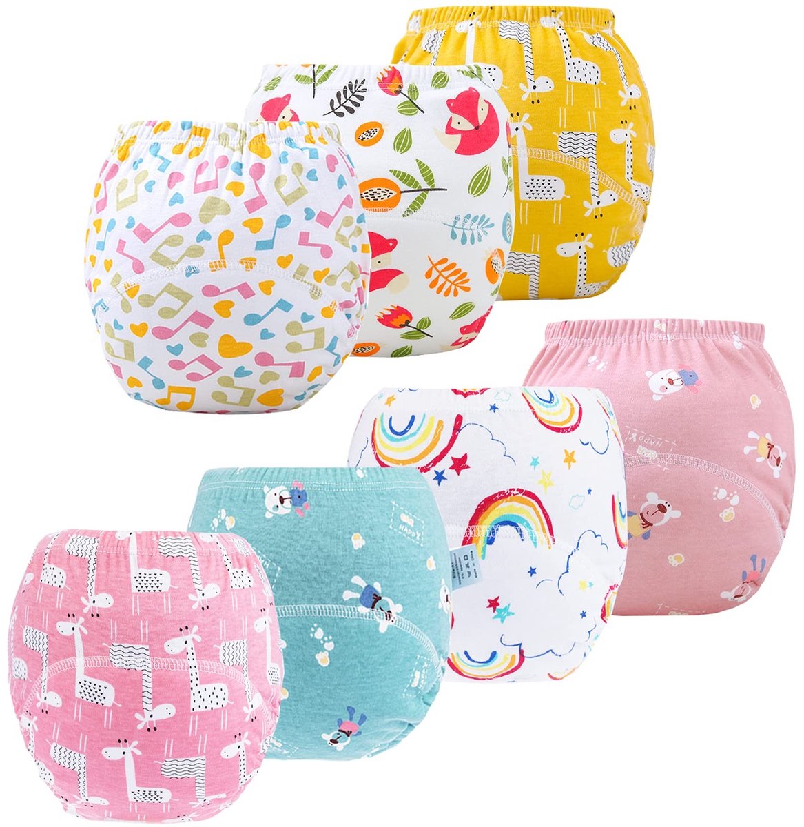 Omgoods - Baby training pants, wasbare luiers, 7 stuks