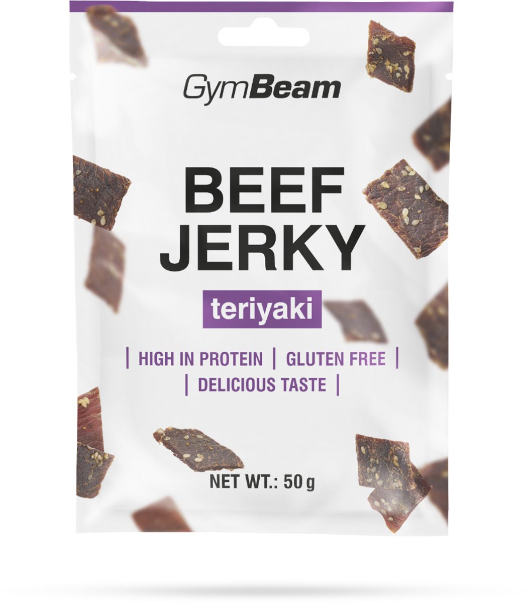 GymBeam Rundvlees Jerky 50 g teriyaki