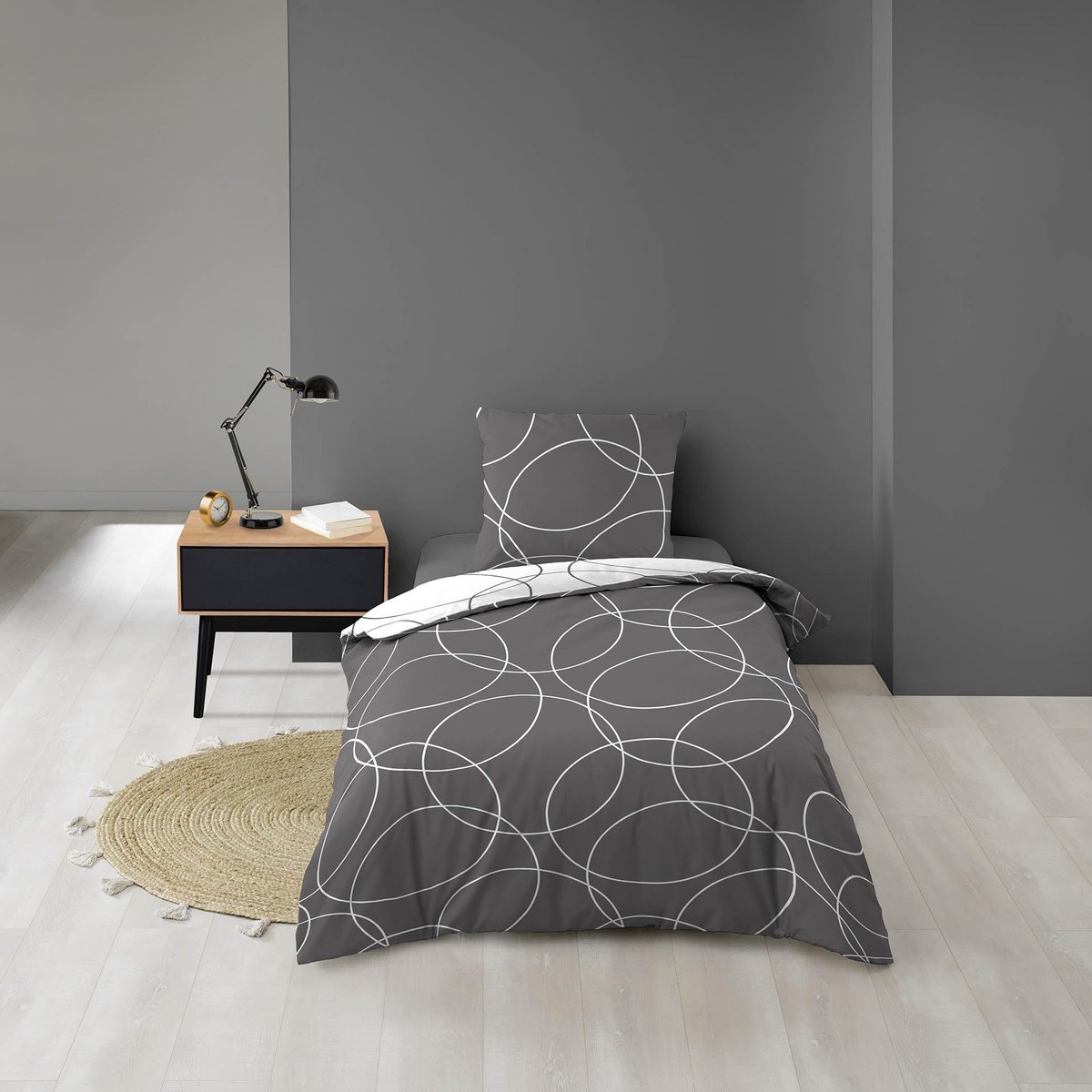 Omgoods - Beddeken Set van 2 met Kussensloop 140 x 200 cm