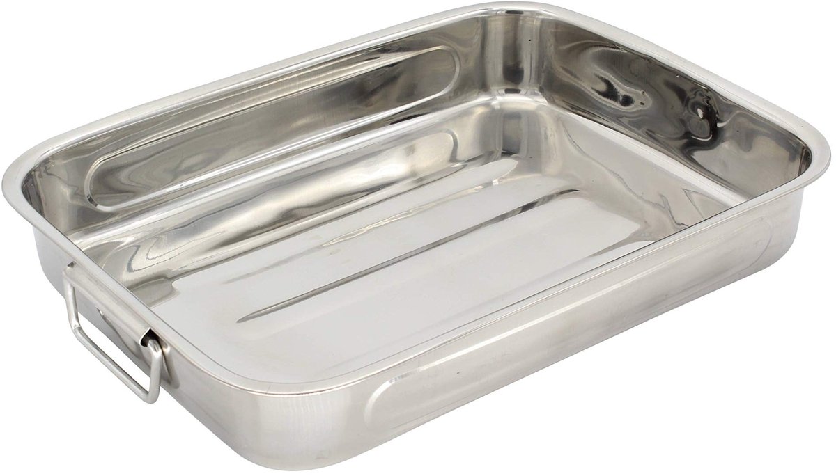 Omgoods - Vierkante Pan 35 cm - Voor Roosteren en Bakken