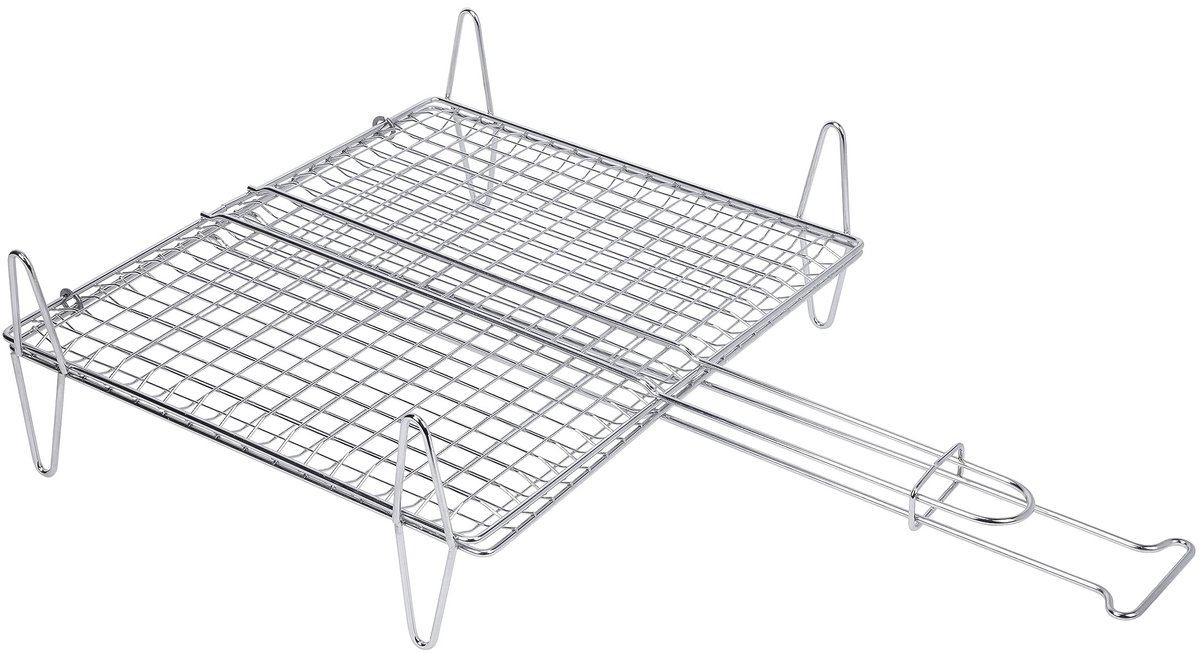 Omgoods - Fish Grill Rack - Ideaal voor het Grillen van Vis