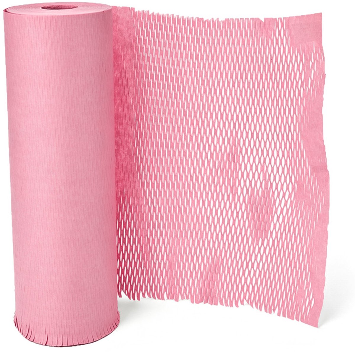 30 cm breed honingraatpapier, inpakpapier, alternatief voor bubbeltjesplastic, voor het inpakken van cadeaus en breekbare spullen,30 cm x 10 m - Roze