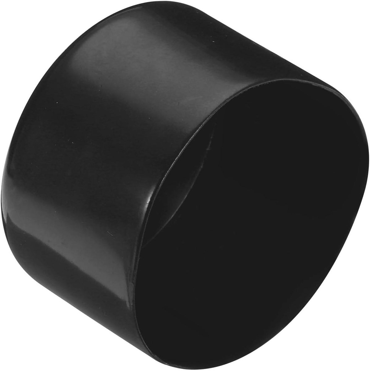 Rubberen Eindkappen - Buisstop Beschermkap - Vloeren Beschermen - Flexibel Vinyl Materiaal - 95 mm Binnendiameter - Zwart