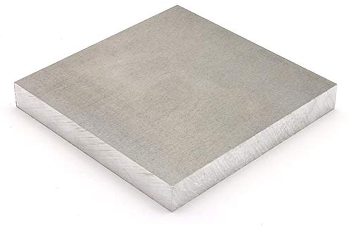 Aluminium Plaat - Metaalplaat Aluminium - Precisie Werkstukken - Uitstekende Vormstabiliteit - 20 x 100 x 670 mm - Aluminium