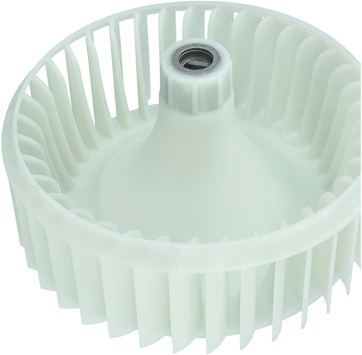 vhbw-ventilatorwiel, compatibel met Samsung DV70M5020KW/KJ, DV70M5020QW/LE, DV70M5020QW/EN, DV70M5020KW/WS droger, wasdroger - 14,8 cm turbine wit