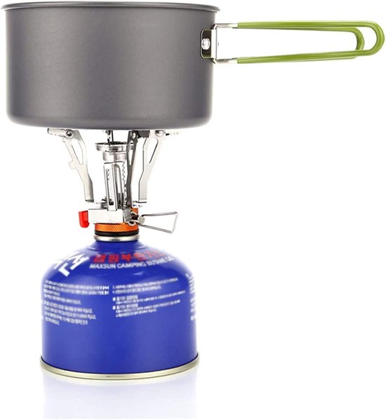 Camping Backpack Stove - Outdoor Burner - Koken in de Natuur - Ingebouwde Piezo Ontsteking - 3000W - Metaal — afbeelding 4
