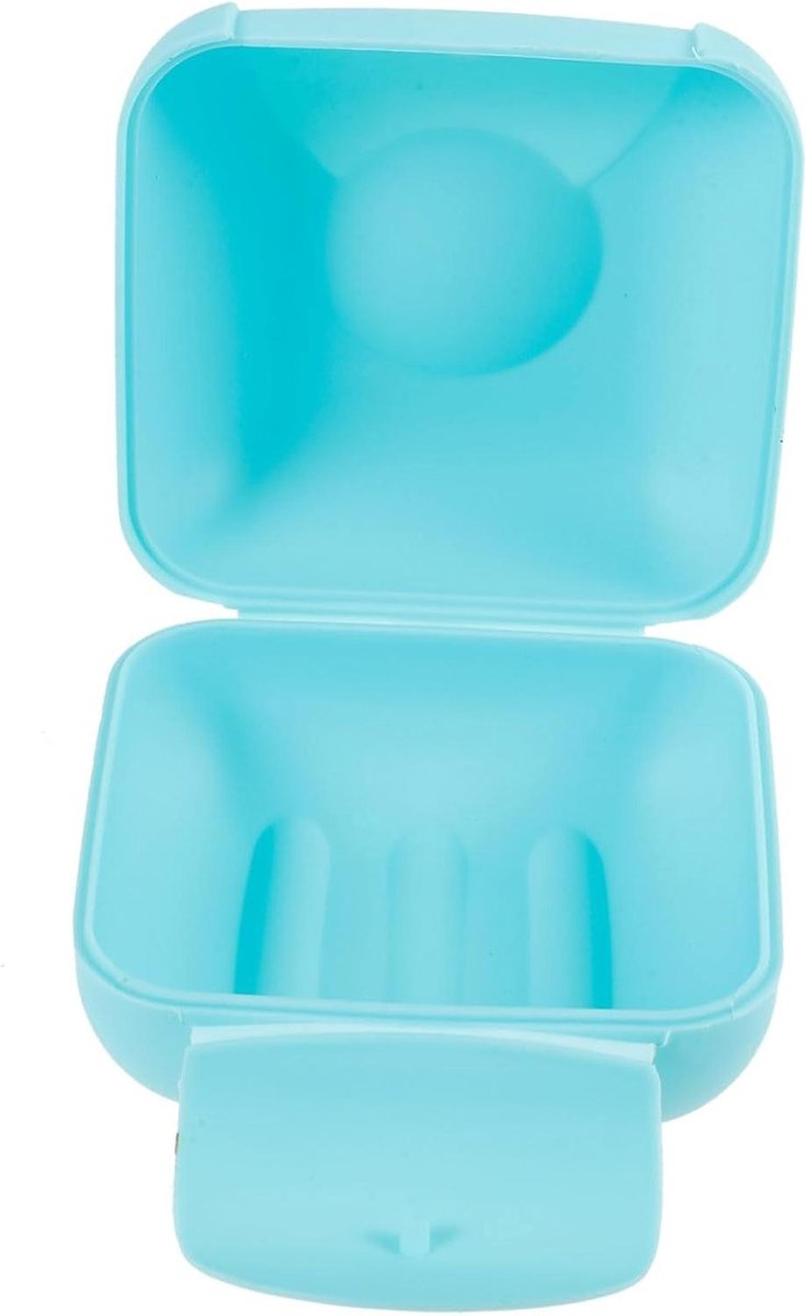 Menstruatiecup Opbergdoos - Reishouder Cuphouder - Hygiënisch Opbergen - Compact Ontwerp - 7 x 7 x 4 cm - Blauw