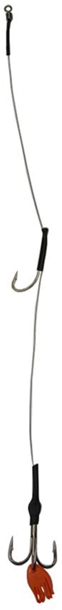 LFT Dead Bait Tackle #1 single + #1/0 treble 10kg. 35cm.