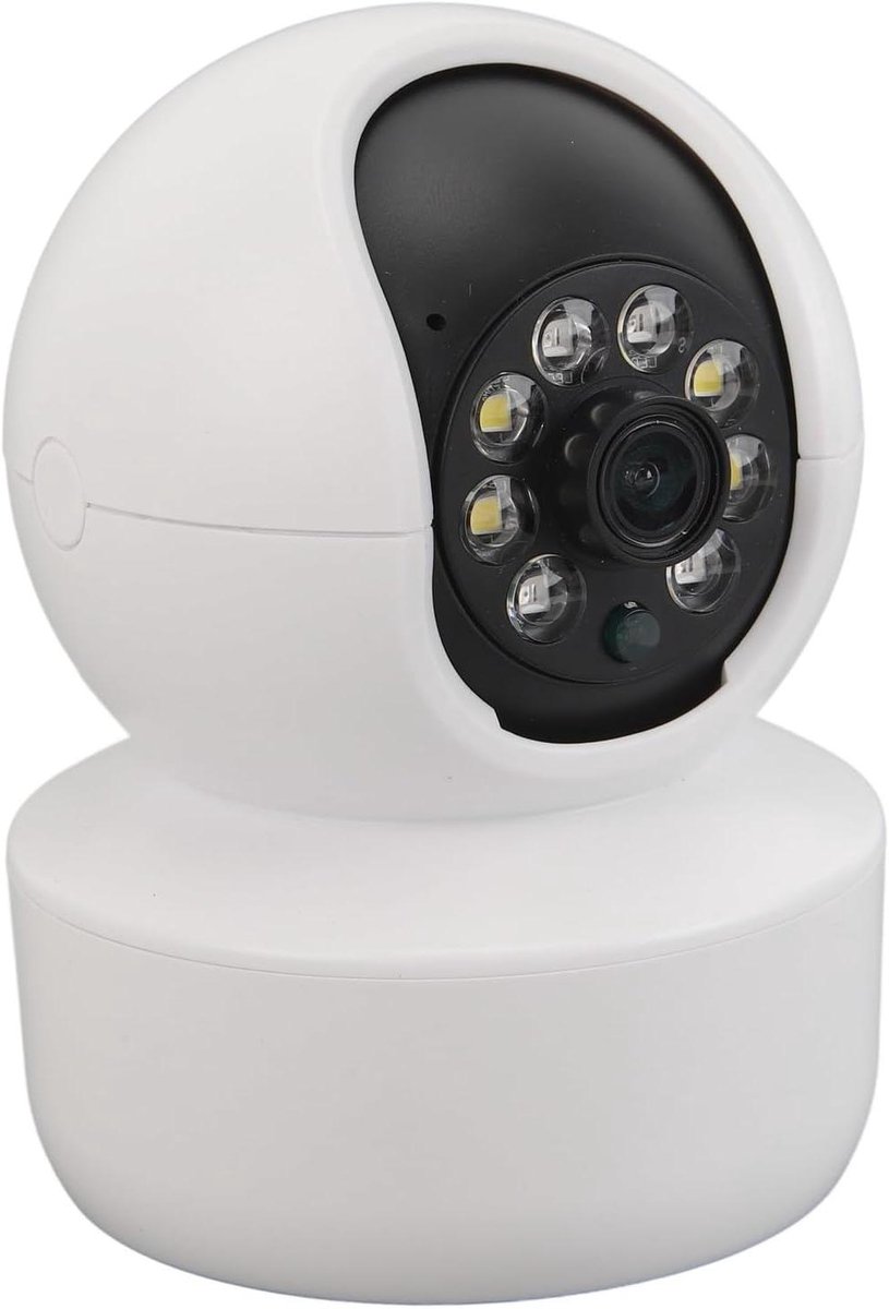 Slimme Babyfoon - Wifi Camera Binnen - Kind Bewaken - 360 Graden Panoramisch - 2K Resolutie - Wit