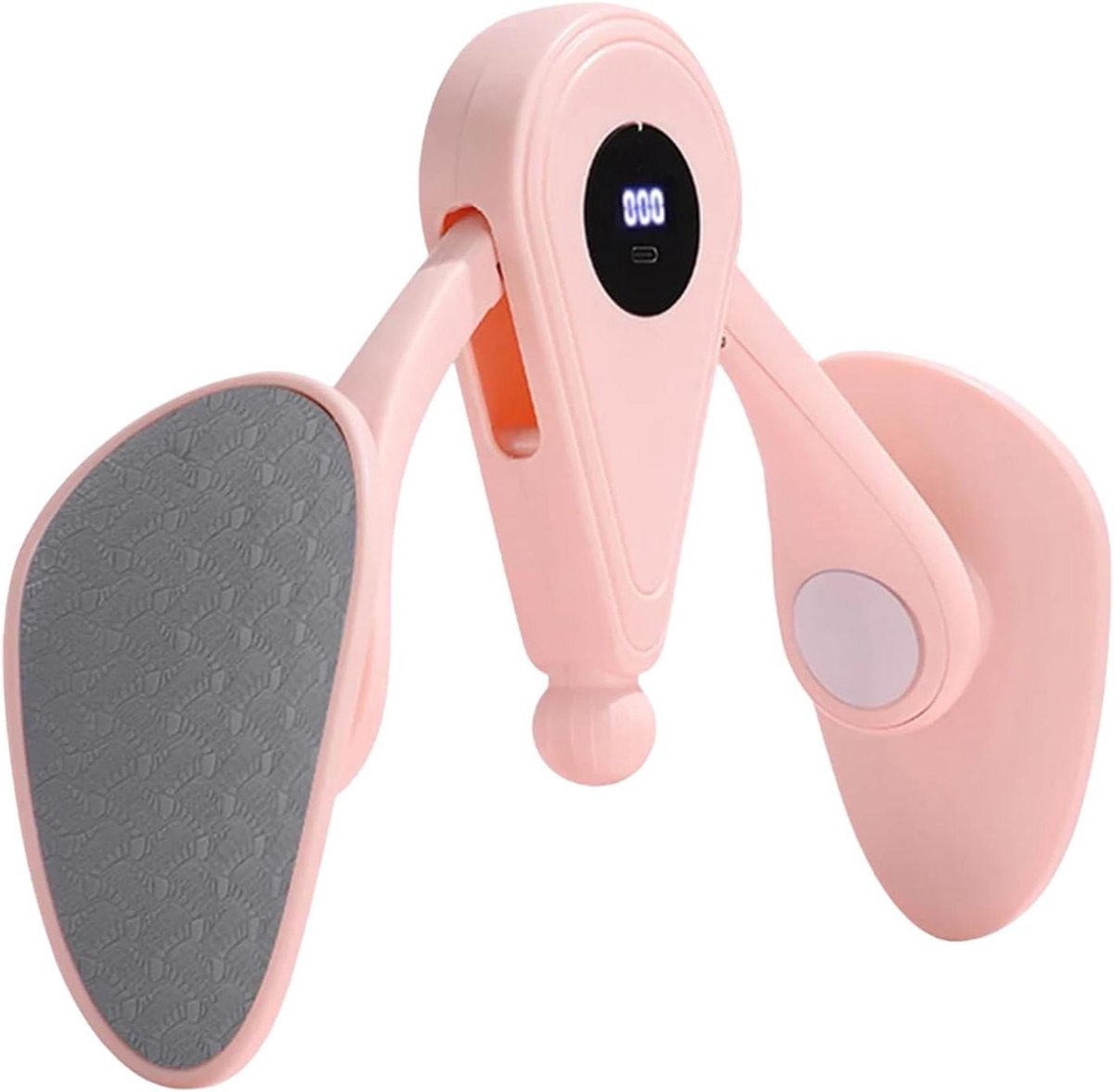 Bekkenbodemtrainer Dijbeentrainer - Vloertrainer Teller - Bekkenbodem Training - Verstelbare Hoek - 6 x 17 x 6 cm - Roze