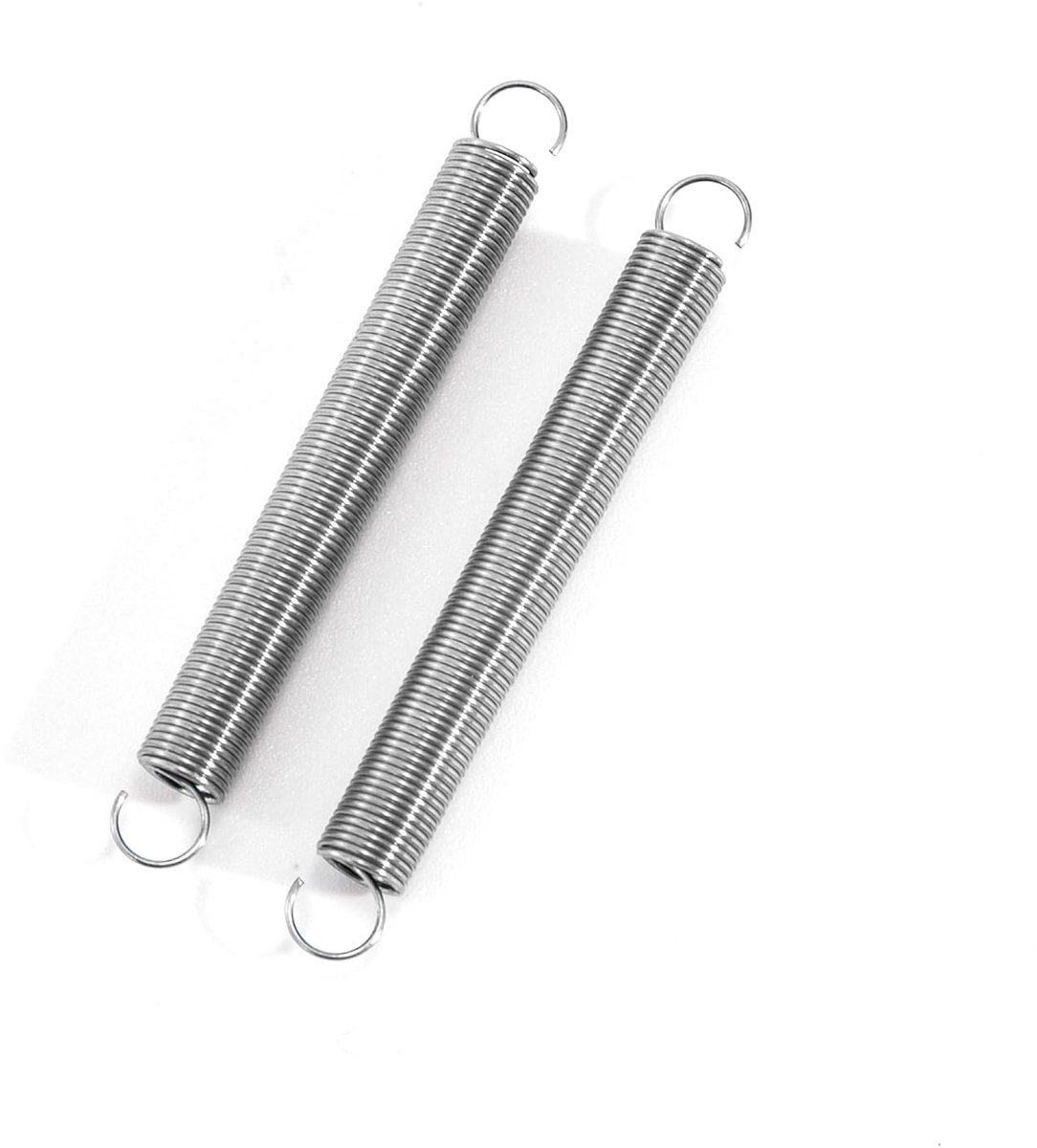 Trekveren met haak, roestvrij staal, trekveer, spanveer, 35 mm, buitendiameter 4 mm, draaddiameter 0,35 mm, maximale trekkracht 0,23 kg, 0,35 x 4 x 35 mm, 20 stuks