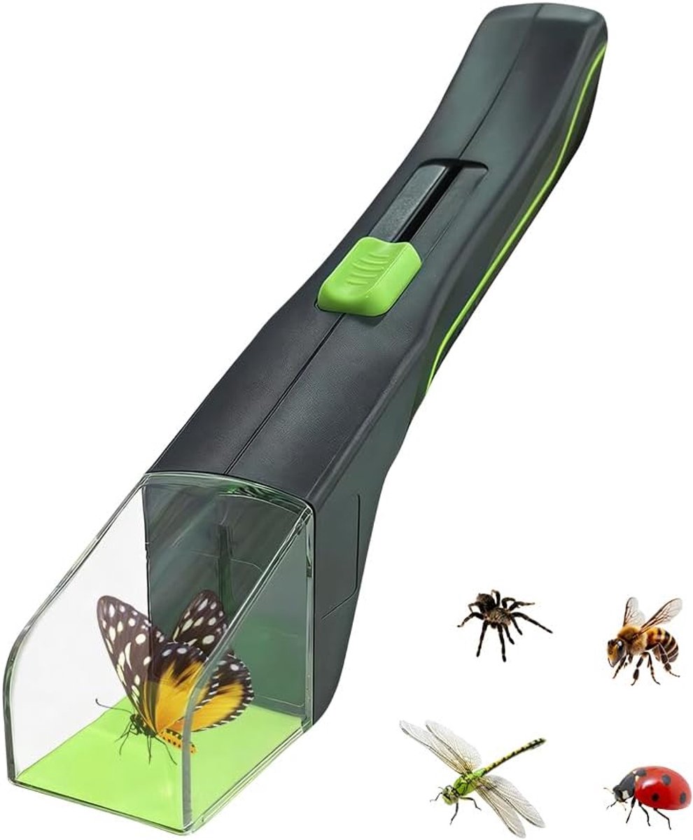 spinnenvanger, contactloze insectenvanger, levend insectenval met doorzichtig kijkvenster voor observable en capture-wespen, kevers, vlinders, spinnen diervriendelijker