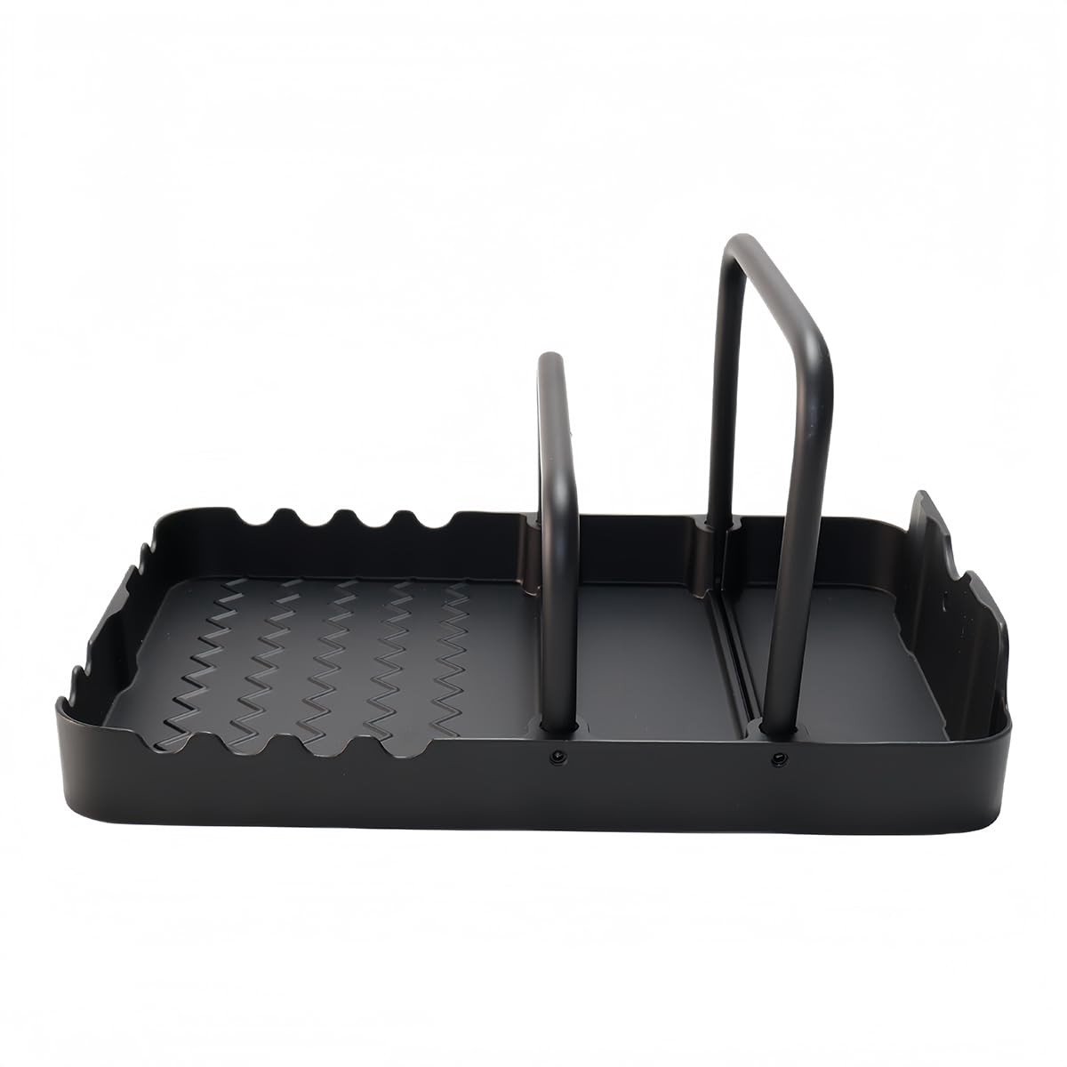 Omgoods - Aluminium Pannendekselhouder met Lepelsteun - Antislip Keukenorganizer