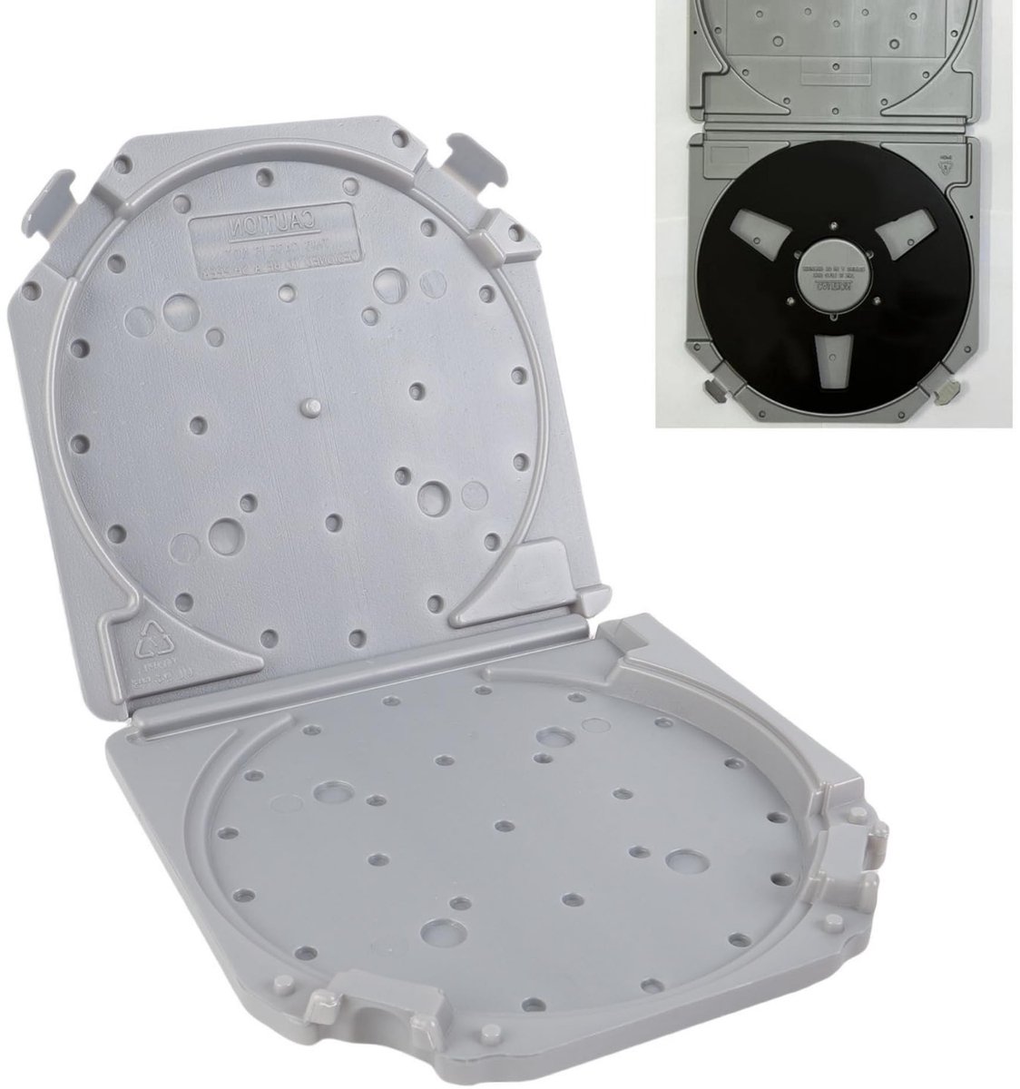 Omgoods - Lege Bandspoel Opbergdoos - 7 Inch Stofdichte Koffer
