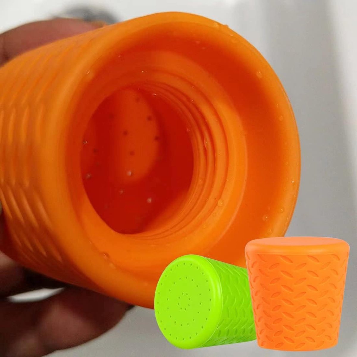 Buitendouche voor honden draagbare hond douchekop modder reizen douche buiten fles bevestiging water sproeier accessoire geschikt voor hond wandelen strand camping, 2 stuks