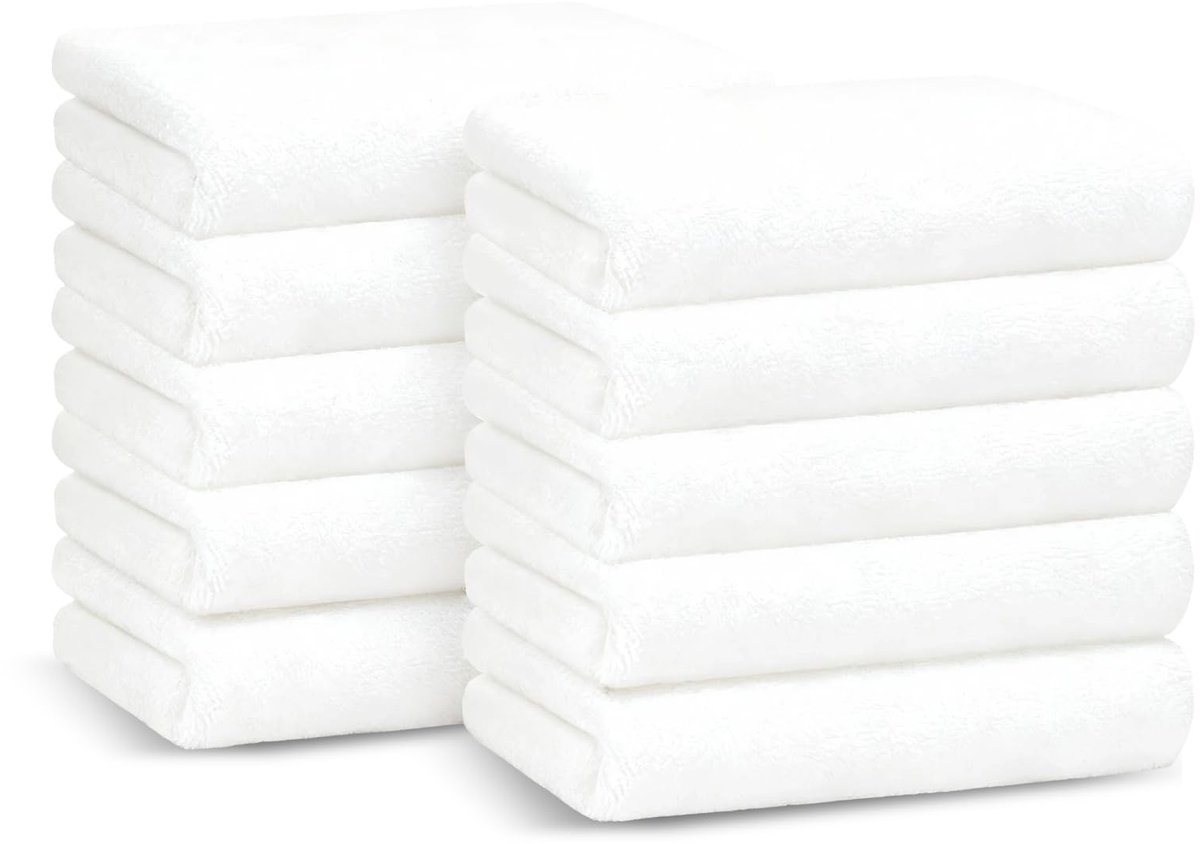 Omgoods - Set van 3 Witte Handdoeken - Luxe en Absorberend