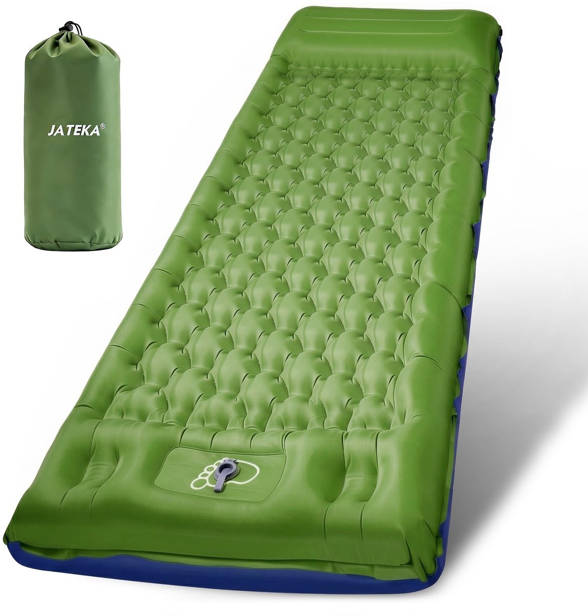 Omgoods - Camping Air Mattress Extra Large met Geïntegreerd Kussen - Ultralicht Opblaasbaar
