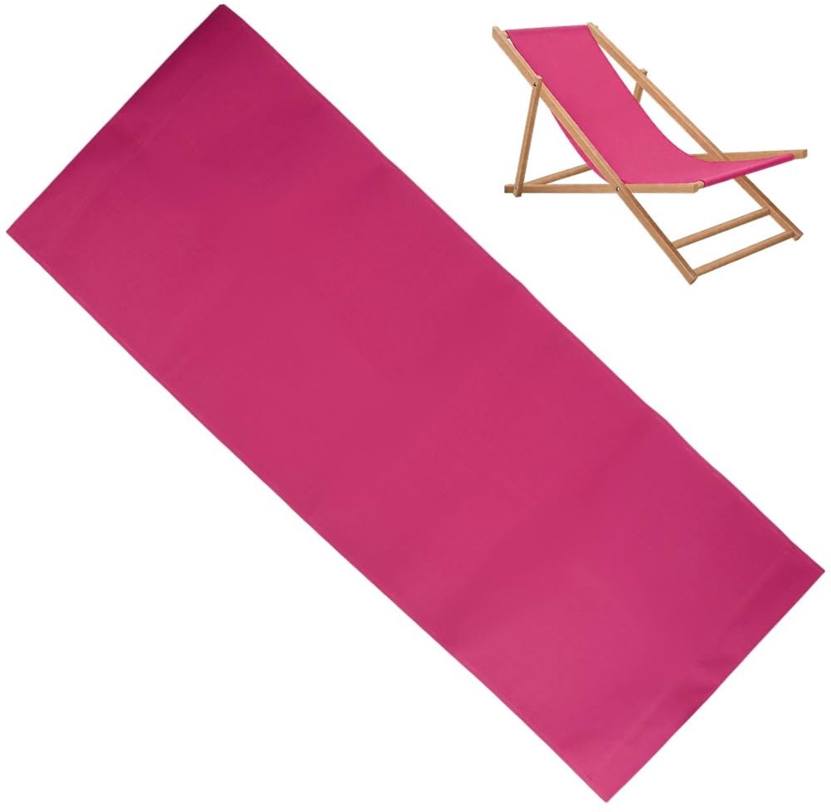Omgoods - Vouwbare Dikke Zeildoek Strandstoelen - Vervangende Stof voor Zomer