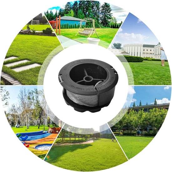 Vervanging Trimmer Spoel 1.6mm 6m voor Bosch Universal GrassCut 18 18-26 18-260 Grastrimmer 1.6mm 6m Lijn (4 spoelen) — afbeelding 5