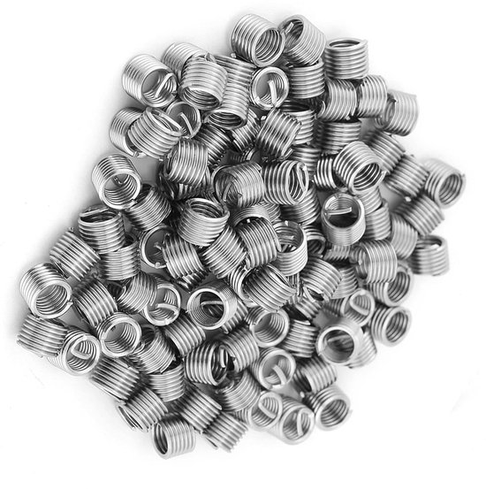 Kit 6Mm 304 RVS 100 Stuks 304 RVS Schroef Draad Mouw Draad Reparatie Insert Assortiment Kit M6X1.0X1.5D — afbeelding 4