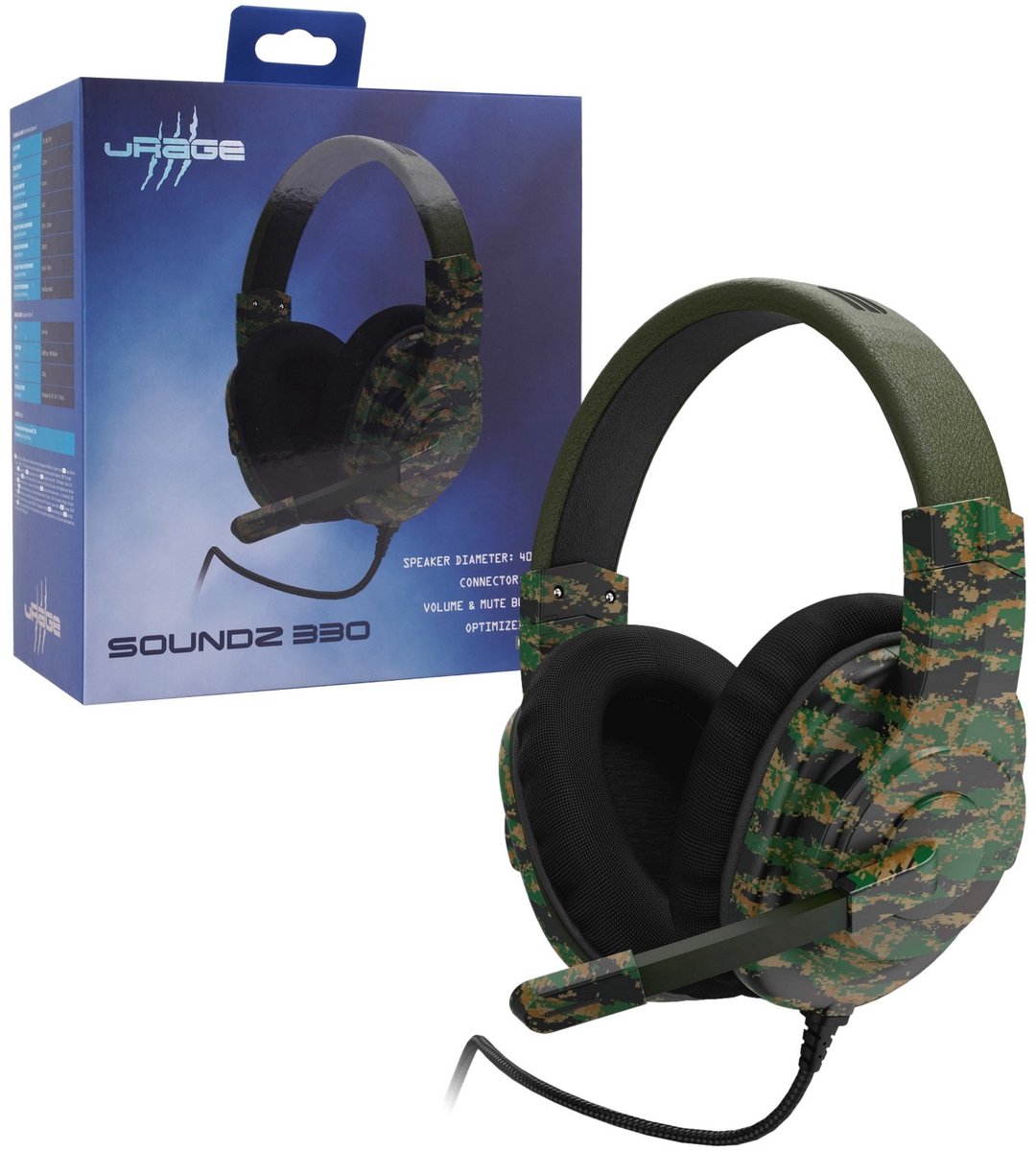 Hama SoundZ 330 Headset Bedraad Hoofdband Gamen USB Type-A Zwart, Groen
