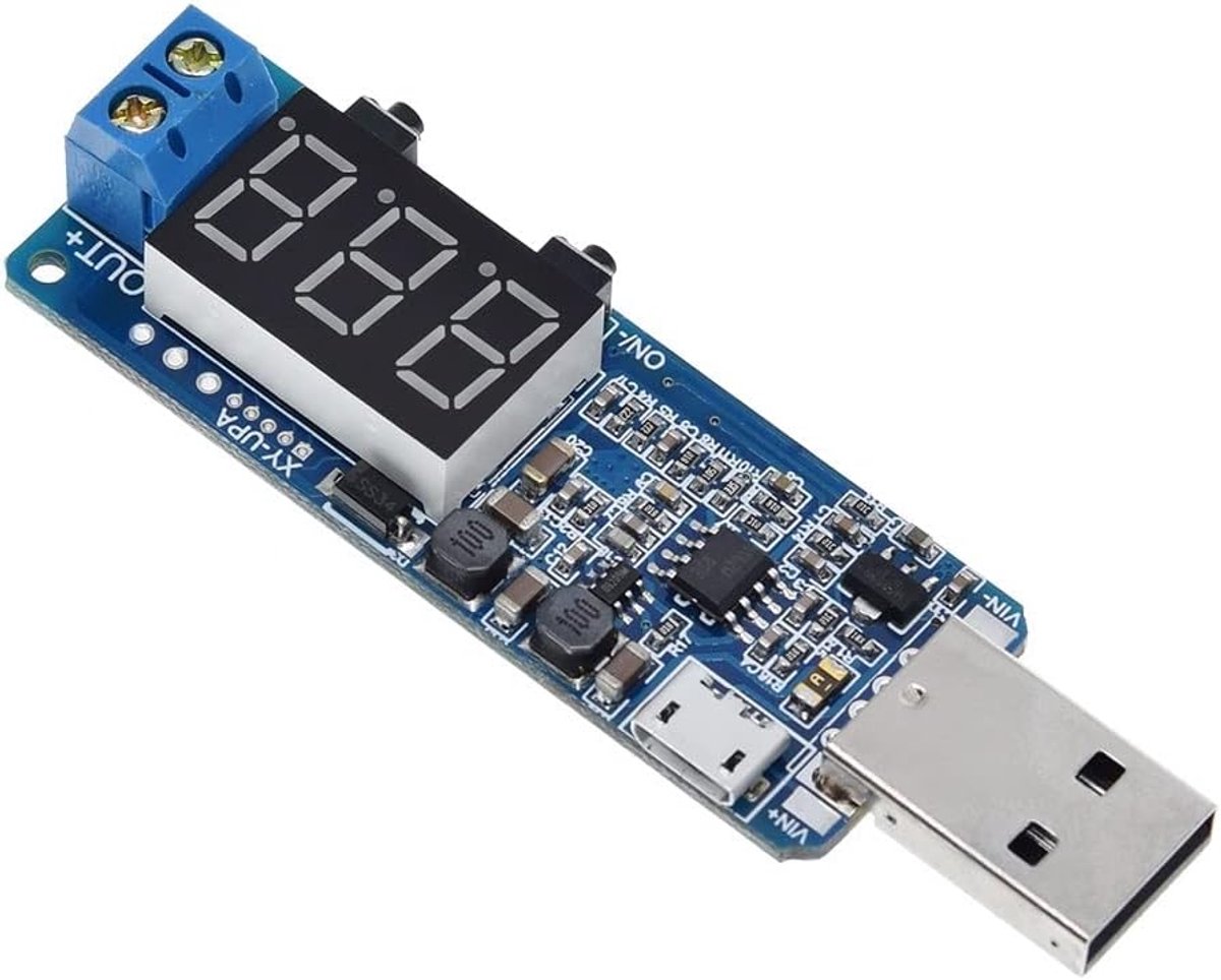 CNC USB buck-boost voeding regulator module 5V naar 3.3V 9V 12V 24V desktop power module