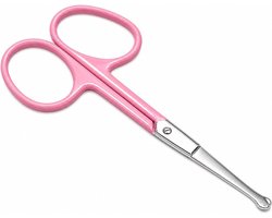 Babynagelschaartje - Nagelknipper Baby - Veilig Nagels Knippen - Afgeronde Puntjes - 9 cm - roze