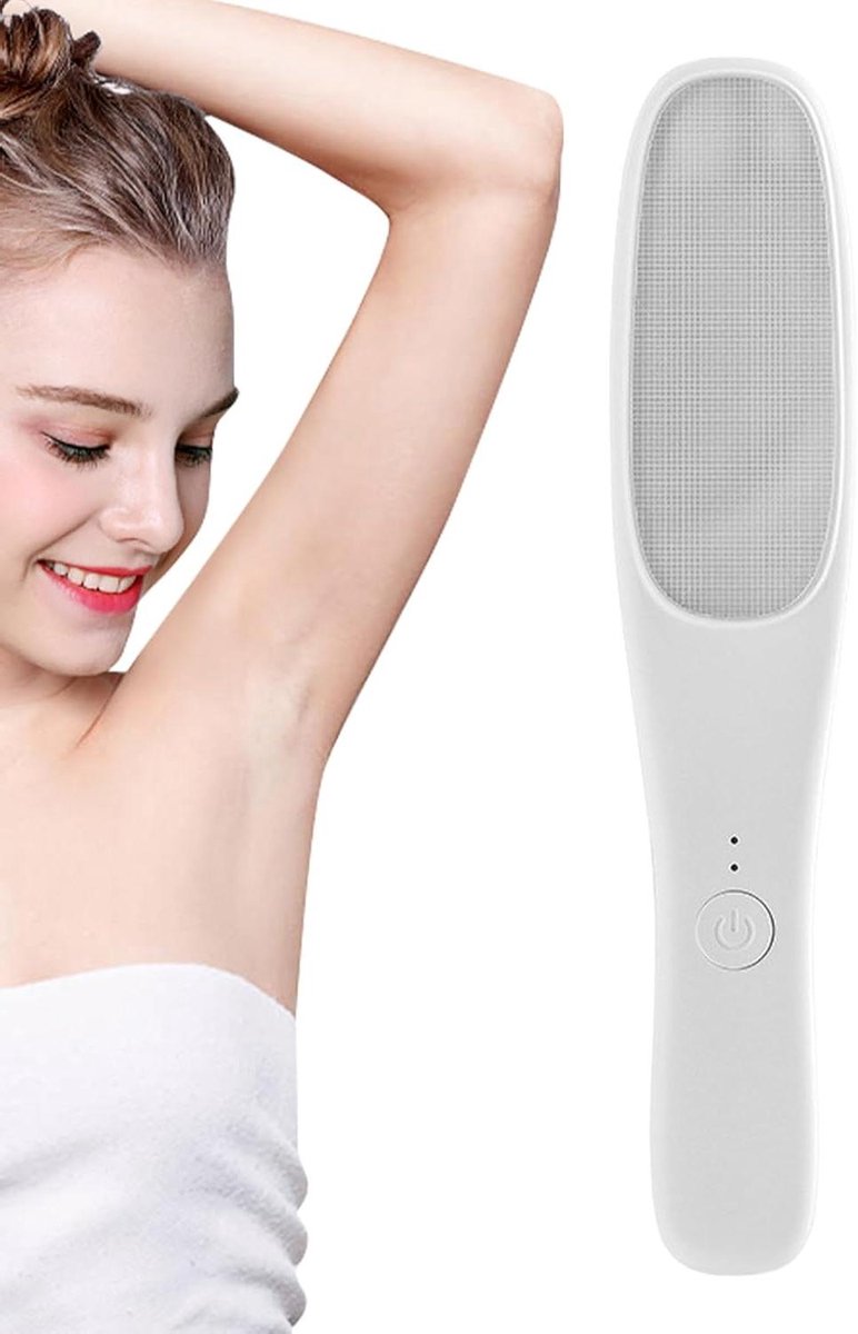 Elektrische Eeltverwijderaar - Voetvijl Pedicure Set - Voeten Verzorgen - Instelbare Snelheid - 175 cm - Wit