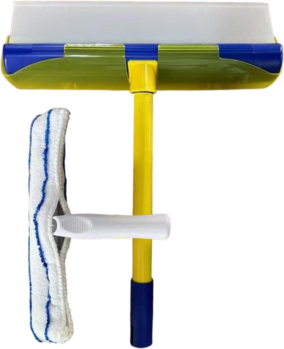 Ruitenreiniger - Glasreiniger Schraper - Streeploos Ramen Wassen - Praktisch Reservoirontwerp - 39x30cm - Blauw