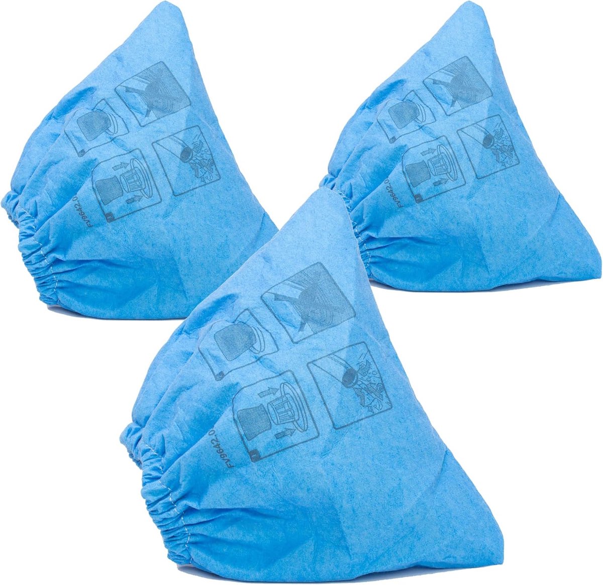 3 Stof Zakken Filter Zakken Droog Filter Geschikt voor LIDL Parkside Nat Droog Stofzuiger NTS PWD 12 A1