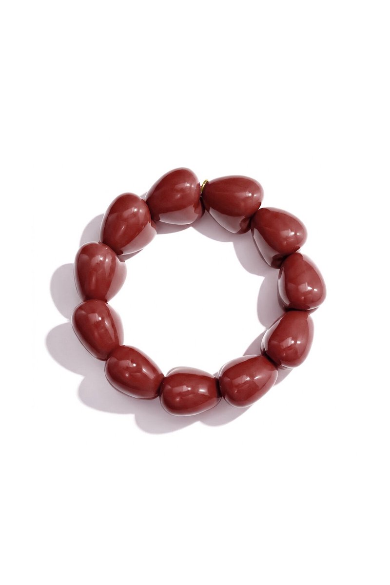 Chic resin beaded bracelets for all occasions - Roze