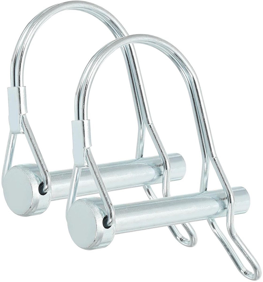 Borgpen van de as met oor 5/16 x 2 inch, 2 stuks veiligheidspen voor