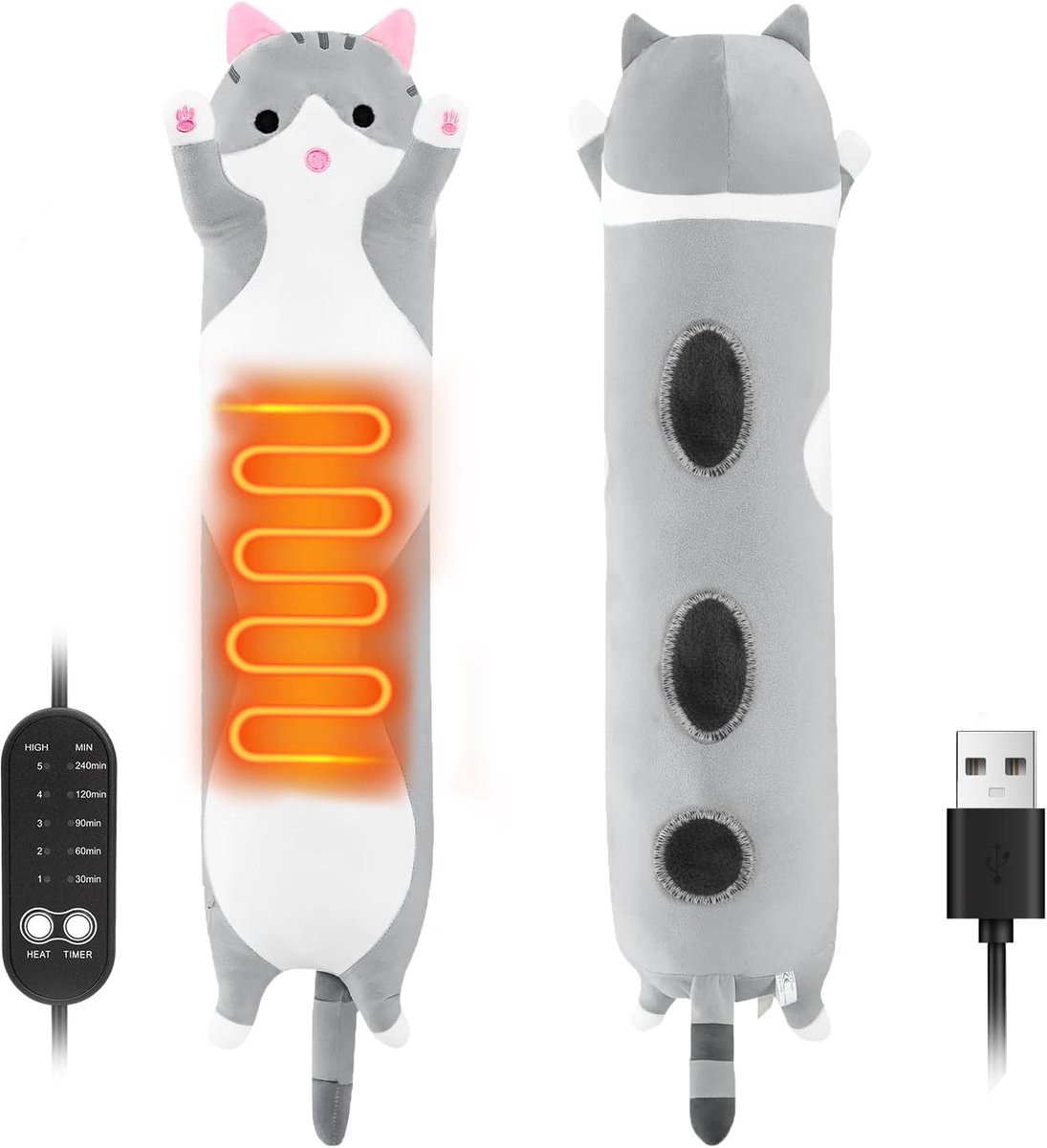 Elektrische deken voor katten, knuffeldeken met automatische