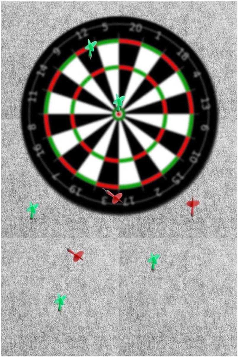 Dartboard muurbescherming, dartbord muurbescherming vilt, wandomranding voor dartbord, dartbescherming, muurbescherming, dartbord accessoires