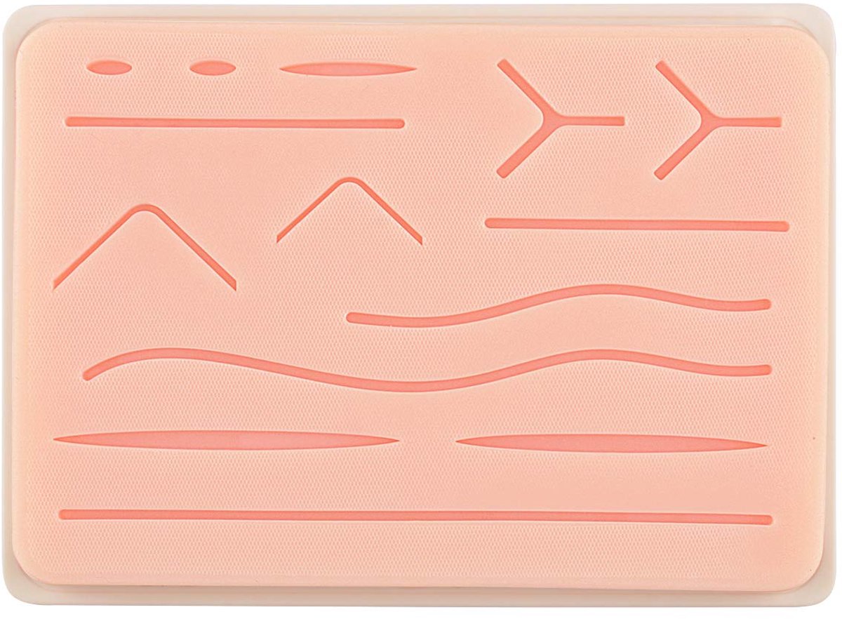 grote 3-laags Suture Pad met wonden voor het beoefenen van hechting, 1